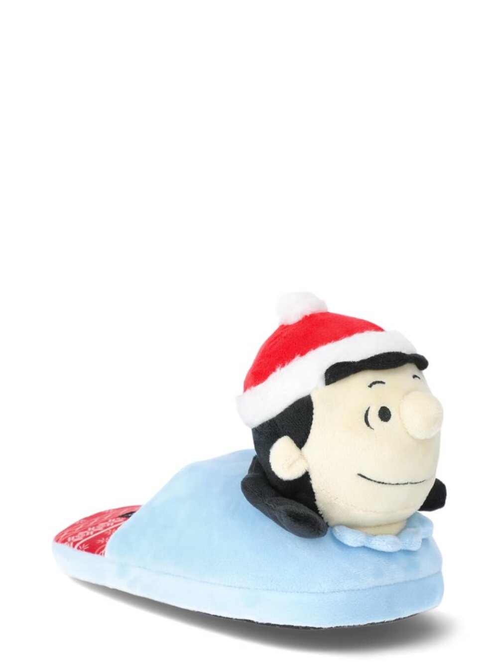 Peanuts Family Christmas Character 3D Scuff Slippers. Women Sz 7/8 or 9/10 - New